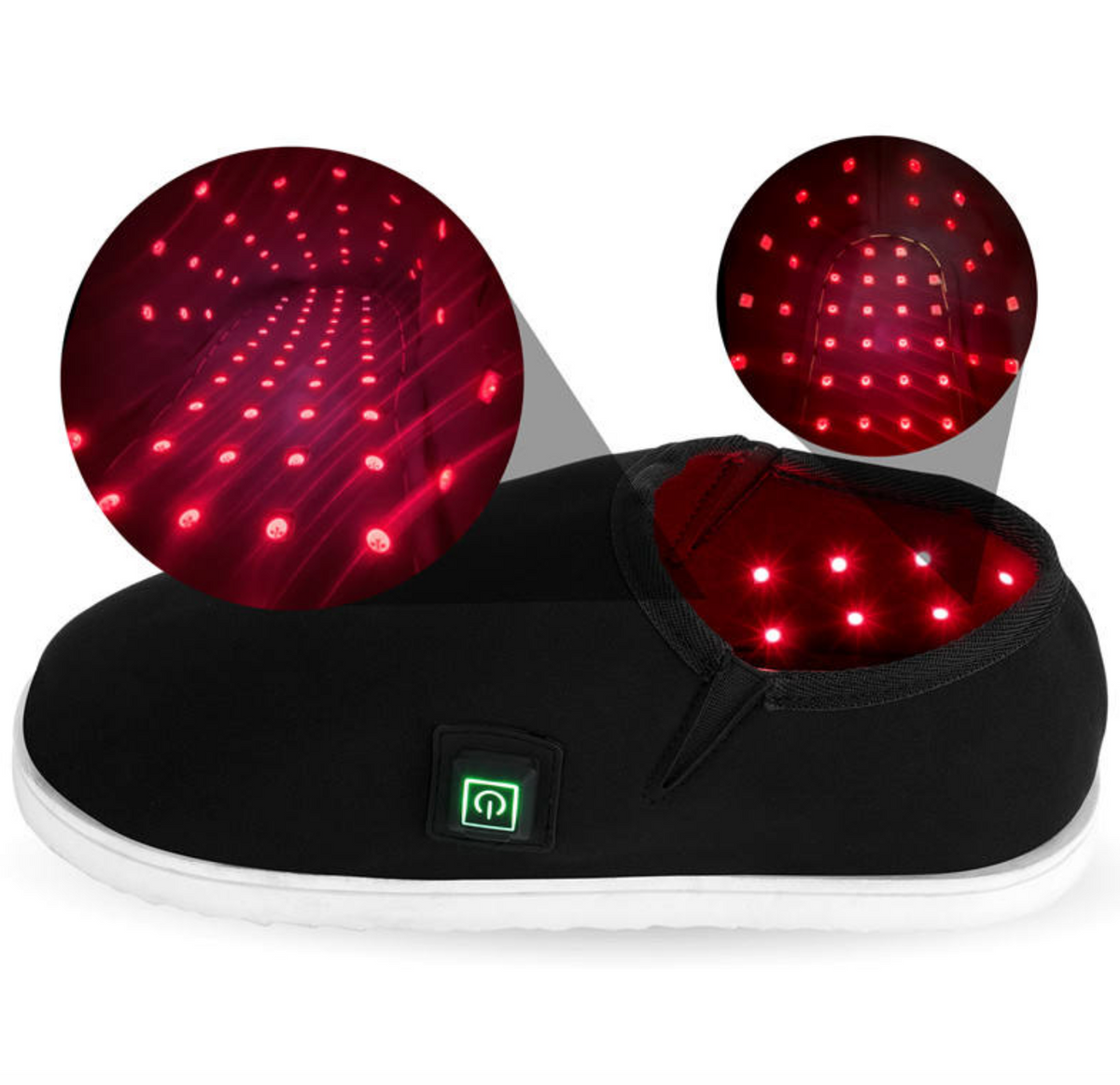 Red Light Therapy Slippers – 660nm & 850nm Near-Infrared LED Foot Therapy Boots